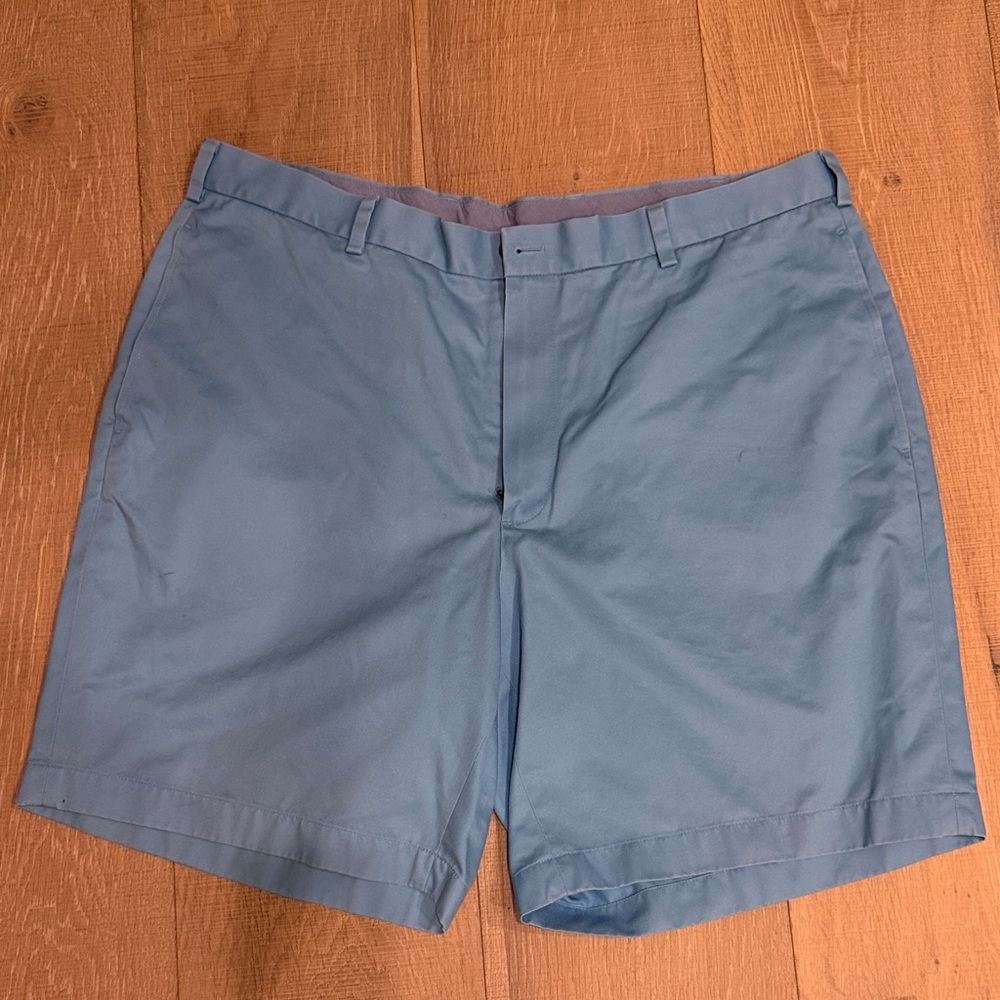 Brooks Brothers Sky Blue Flat Front Shorts
